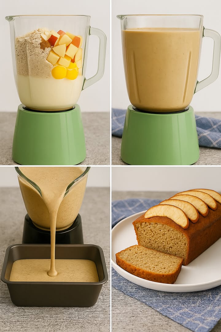 稜 Panqué de Avena con Manzana muy rico稜

 Ingredientes:

2 manzanas cortadas en cubitos
2 tazas de avena triturada o harina de avena
2 huevos
1/2 taza de yogur natural o griego sin azúcar
1/4 de taza de miel
1/4 de taza de aceite de coco o aceite vegetal
1 cucharadita de polvo de hornear
1 cucharadita de canela en polvo
1 cucharadita de esencia de vainilla
1 pizca de sal
Opcional 1/4 de taza de nueces o pasas

 Pasos a seguir:

1. Licuar todos los ingredientes
   Coloca primero los ingredientes líquidos: yogur, huevos, aceite, miel y vainilla. Después incorpora la avena, las manzanas, la canela, el polvo de hornear y la sal.
   Mezcla en la licuadora hasta obtener una masa uniforme.

2. Colocar en el molde
   Vierte la mezcla en un molde para bizcocho engrasado. Si quieres, añade las nueces o pasas y remueve suavemente con una espátula.

3. Hornear
   Hornea a 180 C durante 40-45 minutos o hasta que al insertar un palillo salga limpio.

4. Dejar enfriar y disfrutar
   Espera al menos 15 minutos antes de desmoldar. Puedes decorar con rodajas de manzana horneada por encima si te apetece.

 Listo para saborear un delicioso bizcocho de manzana y avena! 稜

#recetas #desayuno #desayunosaludable #healthyfood