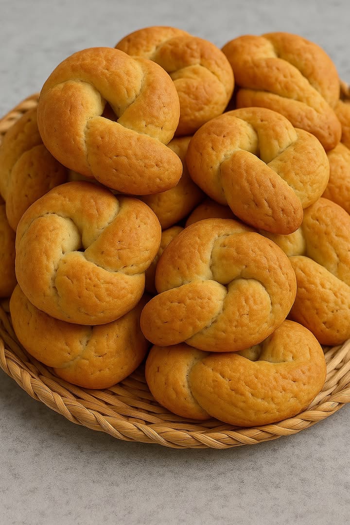 說 Rosquillas Caseras Fáciles para el Café 

Perfectas para acompañar tu merienda o desayuno!

 Ingredientes:

 1 kg de harina de trigo
 3 huevos
  vaso americano de aceite vegetal aprox. 100 ml
 2 vasos americanos de azúcar aprox. 320 g
 1 pizca de sal
 2 vasos americanos de leche aprox. 400 ml
 2 cucharadas soperas de levadura química en polvo tipo Royal

Preparación:

1. Precalienta el horno a 180 C moderado mientras preparas la masa.

2. En un bol grande, bate los huevos ligeramente. Agrega el aceite, el azúcar y la pizca de sal. Mezcla bien hasta integrar.

3. Añade la leche poco a poco, mezclando con una cuchara de madera o batidor manual.

4. Incorpora la harina de trigo tamizada poco a poco, junto con la levadura en polvo. Mezcla hasta formar una masa suave, homogénea y que no se pegue a las manos. Si es necesario, ajusta con un poco más de harina.

5. Forma las rosquillas: toma porciones de masa, haz cilindros finos con las manos y únelos en forma de aro rosquilla.

6. Coloca en una bandeja de horno forrada con papel vegetal o ligeramente engrasada, dejando espacio entre ellas para que crezcan.

7. Hornea durante 20 a 30 minutos, o hasta que estén doradas por fuera y cocidas por dentro.

8. Saca del horno y deja enfriar sobre una rejilla.

 Consejos:

 Puedes espolvorearlas con azúcar glas o canela después de hornear.
 Si deseas una versión más brillante, pincela con huevo batido antes de hornear.

#Recetas #recetasfaciles #breakfast #receipes