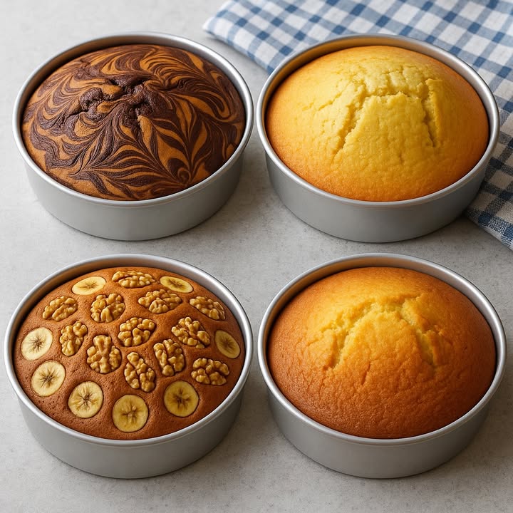 4 DELICIOSAS RECETAS PARA PREPARAR QUEQUES EN CASA

 1. Queque Marmoleado Casero

 Ingredientes
Base de la masa:

3 huevos
1 taza de azúcar 200 g
 taza de aceite vegetal o mantequilla fundida 120 ml
1 taza de leche 240 ml
2 cucharaditas de esencia de vainilla
2 tazas de harina común 240 g
2 cucharaditas de polvo para hornear
1 pizca de sal

Para la parte de chocolate:

2 cucharadas de cacao puro en polvo
2 cucharadas adicionales de leche

 Preparación

1. Preparar el molde y el horno
   Precalentar a 180 C 350 F. Engrasar y enharinar un molde redondo, rectangular o tipo budín.
2. Hacer la mezcla base
   En un recipiente amplio, batir los huevos junto con el azúcar hasta lograr una mezcla espumosa y clara.
   Agregar el aceite, la leche y la vainilla, mezclando bien.
   Incorporar la harina tamizada junto con el polvo de hornear y la sal, integrando poco a poco hasta obtener una masa uniforme.
3. Separar la mezcla
   Dividir en dos partes iguales. A una de ellas, añadir el cacao y las cucharadas extra de leche, mezclando hasta que esté bien integrado.
4. Crear el efecto marmolado
   Alternar cucharadas de masa de vainilla y chocolate en el molde. Con un palillo o cuchillo, hacer suaves remolinos en forma de espiral o 8, sin sobremezclar.
5. Hornear
   Cocinar entre 45 y 50 minutos, o hasta que un palillo salga limpio. No abrir el horno en los primeros 30 minutos.
6. Enfriar y desmoldar
   Dejar reposar 1015 minutos antes de desmoldar. Espolvorear azúcar glas si se desea.

 2. Queque Esponjoso de Limón

 Ingredientes

3 huevos
1 taza de azúcar 200 g
 taza de aceite vegetal 120 ml
 taza de leche 120 ml
2 cucharadas de ralladura de limón solo parte amarilla
 taza de jugo de limón recién exprimido 60 ml
2 tazas de harina común 240 g
2 cucharaditas de polvo de hornear
1 pizca de sal
Opcional: azúcar glas para decorar

 Preparación

1. Precalentar el horno
   Calentar a 180 C 350 F. Engrasar y enharinar el molde elegido.
2. Mezclar los ingredientes líquidos
   Batir huevos y azúcar hasta que la mezcla esté aireada. Incorporar el aceite, la leche, el jugo y la ralladura de limón, mezclando bien.
3. Añadir los ingredientes secos
   Tamizar harina, polvo de hornear y sal. Integrar poco a poco a la mezcla anterior, con movimientos envolventes.
4. Hornear
   Verter la masa en el molde y hornear de 40 a 50 minutos, comprobando con un palillo.
5. Decorar opcional
   Espolvorear con azúcar glas o preparar un glaseado con jugo de limón y azúcar glas.

3. Queque de Plátano Maduro

Ingredientes:

2 plátanos grandes y bien maduros hechos puré
2 huevos
 taza de azúcar 150 g
 taza de aceite vegetal 120 ml
1 cucharadita de esencia de vainilla
1  tazas de harina común 180 g
1 cucharadita de polvo de hornear
 cucharadita de bicarbonato de sodio
1 pizca de sal
Opcional: nueces troceadas o chispas de chocolate

Preparación:

1. Precalentar el horno a 180 C 350 F.
2. En un bol, mezclar el puré de plátano con los huevos, el azúcar, el aceite y la vainilla.
3. Tamizar harina, polvo de hornear, bicarbonato y sal. Agregar a la mezcla y combinar hasta que no queden grumos.
4. Incorporar nueces o chispas si se desea.
5. Pasar la mezcla a un molde engrasado y hornear 4550 minutos.
6. Dejar enfriar y desmoldar.

4. Queque Clásico de Vainilla

Ingredientes:

3 huevos
1 taza de azúcar 200 g
 taza de aceite vegetal o mantequilla fundida 120 ml
1 taza de leche 240 ml
2 cucharaditas de esencia de vainilla
2 tazas de harina común 240 g
2 cucharaditas de polvo de hornear
1 pizca de sal

Preparación:

1. Precalentar el horno a 180 C 350 F.
2. Batir huevos y azúcar hasta obtener una mezcla cremosa.
3. Añadir aceite o mantequilla, leche y vainilla, mezclando bien.
4. Incorporar los ingredientes secos previamente tamizados.
5. Verter en un molde engrasado y enharinado.
6. Hornear 4050 minutos o hasta que al pinchar con un palillo, este salga limpio.
7. Enfriar antes de desmoldar.

#Recetas #LICUADORA #queques