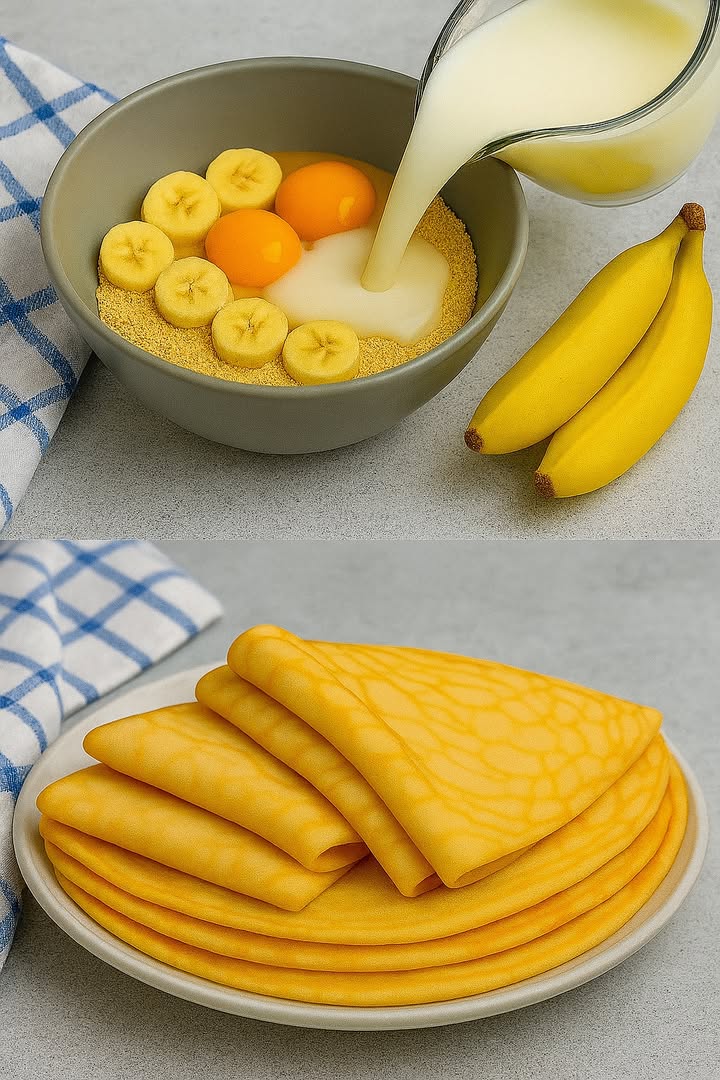 丹 Panqueques de Avena y Banana

Ingredientes rinde de 8 a 10 unidades:

2 bananas maduras
2 huevos
1 taza de avena en hojuelas puedes usar avena molida si prefieres
1/2 taza de leche puede ser vegetal o animal
1 cucharadita de esencia de vainilla opcional
1/2 cucharadita de polvo de hornear
1 pizca de sal
Mantequilla o aceite para cocinar

 Preparación paso a paso:

1. Licuar la mezcla:
   Coloca en la licuadora las bananas troceadas, los huevos, la avena, la leche, la esencia de vainilla, el polvo de hornear y la sal. Licúa todo hasta obtener una mezcla homogénea y sin grumos.

2. Reposar opcional:
   Deja reposar la mezcla por 5 a 10 minutos para que la avena se hidrate un poco y espese ligeramente.

3. Cocinar los panqueques:
   Calienta una sartén antiadherente a fuego medio y engrásala ligeramente con mantequilla o aceite.
   Vierte un poco de la mezcla y forma un círculo delgado. Cocina por 1 a 2 minutos hasta que salgan burbujas en la superficie y los bordes se vean firmes. Da la vuelta y cocina 1 minuto más.

4. Servir:
   Sirve calientes con miel, frutas frescas, mantequilla de maní o lo que prefieras.

#panqueques #recetas #hotcakes #pancakes #health #recetassaludables