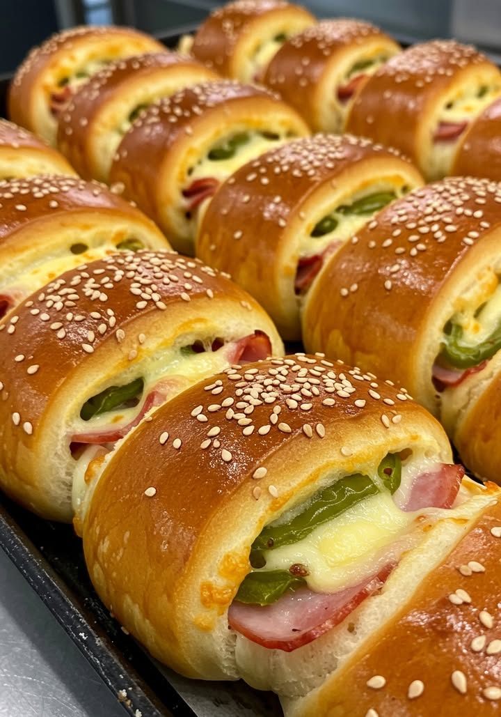 稜 Panecillos rellenos de queso crema, jamón de pavo y jalapeños 燎  

Una delicia esponjosa con un toque picante que te va a encantar! 

  Ingredientes:
– 1 kg de harina de trigo  
– 1 sobre de levadura seca Tradipan o similar  
– 1 taza de azúcar  
– 1 pizca de sal  
– 100 g de manteca vegetal o mantequilla  
– Agua tibia la necesaria  
– 250 g de jamón de pavo   
– 1 tarrina de queso crema tipo Philadelphia 燎  
– 1 lata mediana de jalapeños en rodajas   

 Preparación:
1.  Activa la levadura en  taza de agua tibia durante 15 minutos.  
2. En un bol grande, mezcla la harina, la sal, el azúcar y la manteca.  
3. Incorpora la levadura activada y ve añadiendo agua poco a poco hasta obtener una masa suave, que no se pegue a las manos.  
4. Atención! Deja reposar la masa 1 hora al sol o en un lugar cálido hasta que doble su tamaño   
5. Forma bolitas del tamaño que prefieras, rellénalas con jamón, queso crema y jalapeños.  
6. Tápalas con una bolsa o paño limpio y deja reposar otros 30 minutos   
7. Precalienta el horno a 200 C y hornea durante unos 10 minutos puedes usar horno eléctrico.  
8. Al salir, úntales un poco de leche evaporada para darles brillo y a disfrutar! 殺  

#RecetasCaseras #PanRelleno #RecetasFáciles #CocinaConAmor #PanHechoEnCasa #RecetasDeLaAbuela #CocinaTradicional #spain #QuesoPhiladelphia #RecetasEspaña #RecetasUSA #spainfood #FoodieEspaña #ComidaCasera #DeliciasAlHorno #RecetasVirales #HechoEnCasa #JalapeñosLovers #usa