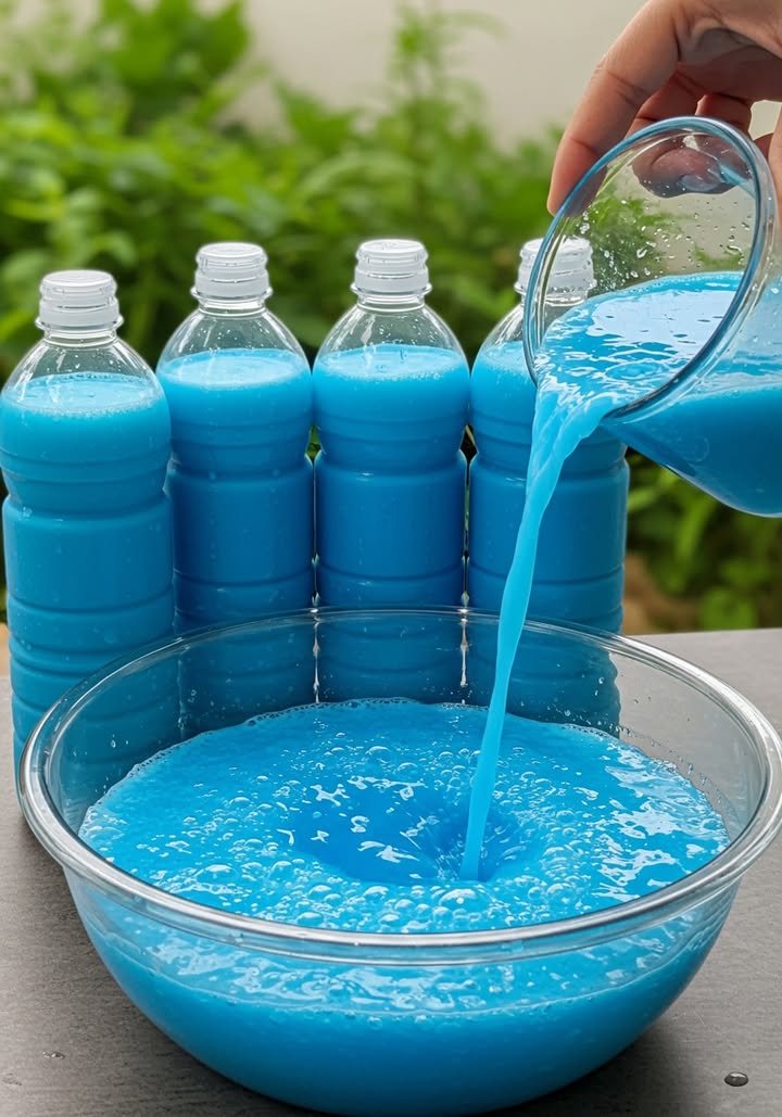 Receta sencilla de jabón líquido: Rinde 10 litros

Si buscas una forma económica y práctica de hacer jabón líquido, esta receta es perfecta para ti! Con pocos ingredientes y un método fácil, podrás producir hasta 10 litros de jabón casero para tu día a día.

Ingredientes:
– 1 barra de jabón de 85g el de tu preferencia
– 2 litros de agua caliente
– 7 litros de agua del grifo
– 2 frascos de detergente aproximadamente 500ml cada uno
– 5 cucharadas soperas de sal
– 2 cucharadas soperas de bicarbonato de sodio
– Colorante alimentario opcional

Modo de preparación:
1. Ralla el jabón sólido en trozos pequeños.
2. En una olla grande, calienta los 2 litros de agua y añade el jabón rallado, revolviendo hasta que se disuelva completamente.
3. En un balde grande, coloca los 7 litros de agua del grifo.
4. Vierte la mezcla de jabón disuelto en el balde con agua fría y mezcla bien.
5. Agrega los 2 frascos de detergente y revuelve hasta integrar.
6. Añade las 5 cucharadas de sal y las 2 cucharadas de bicarbonato de sodio, mezclando de forma constante para asegurar que todos los ingredientes se incorporen uniformemente.
7. Si deseas, añade unas gotas de colorante alimentario para dar un color especial a tu jabón.
8. Deja reposar la mezcla durante 24 horas para que adquiera la consistencia ideal.

Y listo!
Con esta receta, tendrás un jabón líquido efectivo, económico y listo para mantener tu hogar limpio por mucho más tiempo.