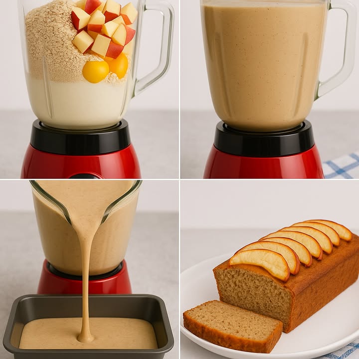 Pan de Avena y Manzana sin azúcar refinada
Ideal para un desayuno o merienda saludable.

Ingredientes:

2 manzanas rojas medianas en cubos, sin semillas
2 huevos
1 taza de yogur natural sin azúcar o yogur griego
2 tazas de avena en hojuelas puede ser instantánea o tradicional
1 cucharadita de canela en polvo
1 cucharadita de polvo de hornear levadura química
1/2 cucharadita de bicarbonato de sodio
1 cucharadita de esencia de vainilla opcional
1 pizca de sal
Rodajas finas de manzana para decorar opcional

Paso a paso:

1. Preparar los ingredientes
   Lava y corta las manzanas en cubos con cáscara. Reserva unas rodajas finas si deseas decorar.

2. Licuar la mezcla
   En una licuadora, coloca los huevos, el yogur, la avena, la canela, el polvo de hornear, el bicarbonato, la vainilla, la sal y las manzanas picadas. Licúa todo hasta obtener una mezcla suave y homogénea.

3. Verter en el molde
   Engrasa ligeramente un molde rectangular para pan tipo budín o cúbrelo con papel manteca. Vierte la mezcla licuada en el molde.

4. Decorar opcional
   Coloca encima las rodajas de manzana en forma de abanico o alineadas en fila.

5. Hornear
   Lleva al horno precalentado a 180 C durante 35 a 45 minutos, o hasta que al insertar un palillo en el centro, este salga limpio.

6. Enfriar y servir
   Deja enfriar antes de desmoldar. Disfrútalo solo o acompañado de una bebida caliente!

#recetas #desayuno #desayunosaludable #healthyfood