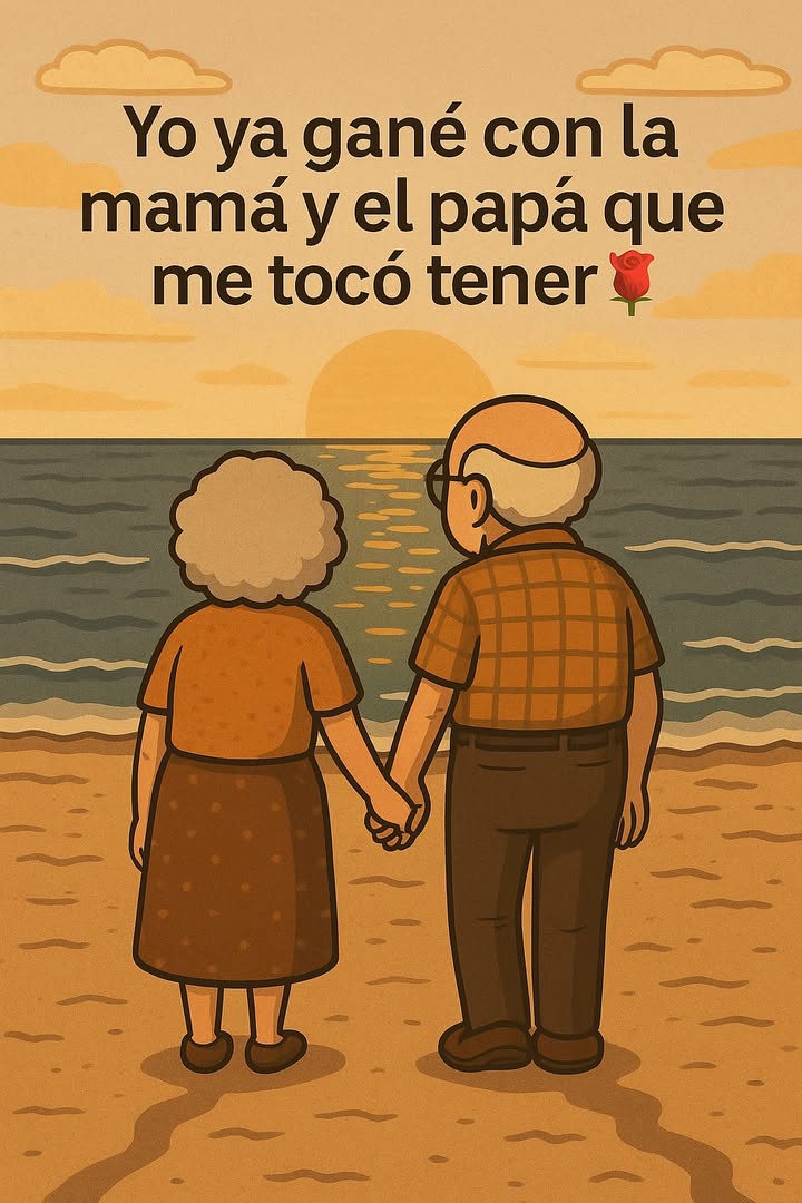 Yo ya gané com la mamá y el papá que me toco tener