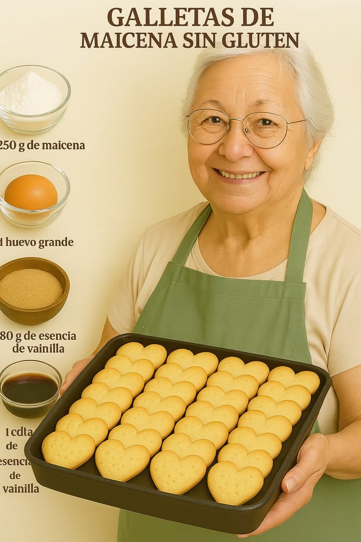 Galletitas de Maicena LIBRES DE GLUTEN

Perfectas para quienes no pueden consumir gluten.

Ingredientes:

250 g de fécula de maíz maicena
100 g de manteca sin sal a temperatura ambiente
1 huevo grande
80 g de azúcar glas o azúcar de coco en polvo
1 cucharadita de esencia de vainilla
 cucharadita de polvo de hornear sin gluten
Una pizca de sal

Preparación:
Batir la manteca con el azúcar hasta obtener una crema suave y aireada.
Agregar el huevo y la esencia de vainilla, mezclando bien.
Incorporar la maicena, el polvo de hornear y la sal previamente tamizados.
Unir con espátula o con las manos hasta que la masa quede homogénea.
Extender la masa sobre papel manteca o film y cortar con moldes.
Hornear a 170 C durante 1012 minutos, hasta que los bordes apenas se doren.
Dejar enfriar sobre una rejilla. Guardar en un frasco hermético o en una lata metálica bien cerrada.
Se conservan hasta 7 días.

#Galletas #cookies #recetas #desayuno #breakfast