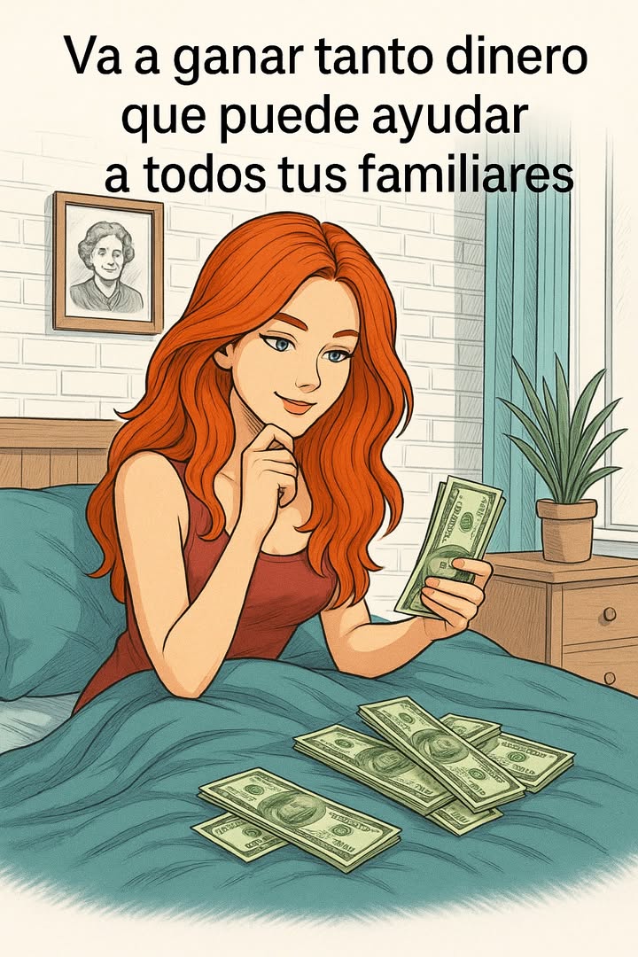 Vas a ganhar tanto pero tanto
dinero que vas a poder ayudar
a todos tus familiares.