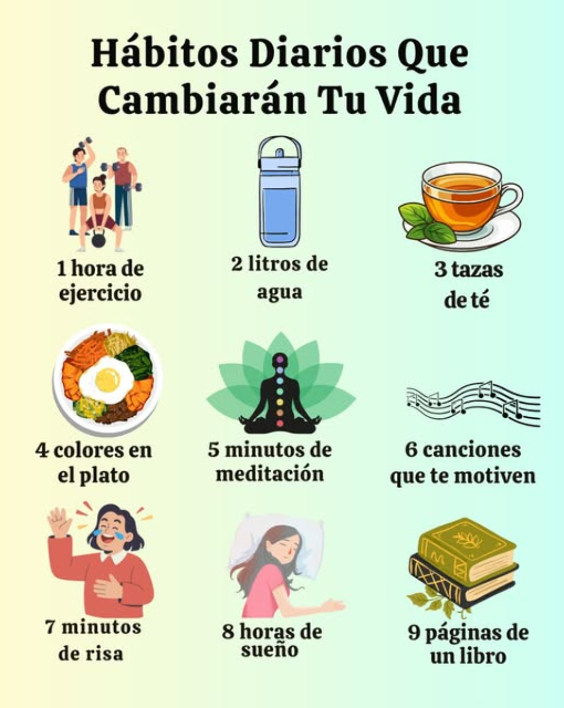 Hábitos Diarios Que Cambiarán Tu Vida