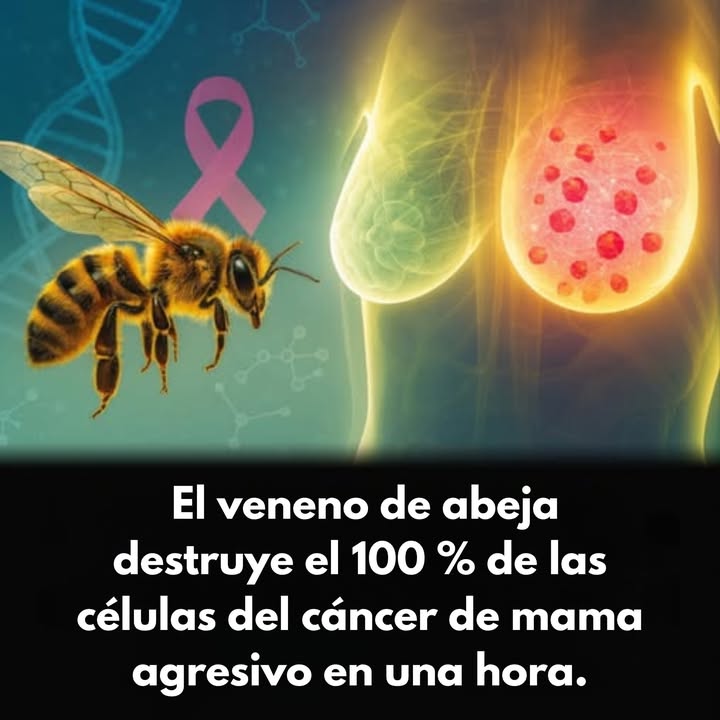 Investigadores australianos han descubierto que la melitina, una molécula presente en el veneno de abeja , es capaz de destruir el 100 % de las células de carcinoma mamario agresivo incluidos los tipos triple negativo y HER2-enriquecido en menos de una hora . Las células sanas permanecen completamente intactas. Este avance marca un hito importante hacia terapias anticancerígenas más dirigidas y menos tóxicas. #VeninDAbeille #VenenoDeAbeja #RechercheContreLeCancer #InvestigaciónContraElCáncer #DécouverteMédicale #DescubrimientoMédico