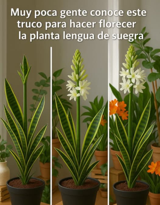 Guía práctica sobre la lengua de suegra Sansevieria La lengua de suegra es una excelente planta de interior, conocida por su resistencia, belleza y bajo mantenimiento. Es perenne, lo que significa que mantiene su color verde durante todo el año. Mejora la calidad del aire al absorber dióxido de carbono por la noche y liberar oxígeno durante el día. También filtra toxinas como el formaldehído y el amoníaco. Cuidados básicos: Luz: Prefiere luz solar indirecta; evita la exposición directa o lugares muy oscuros. Riego: Riega solo cuando la tierra esté seca al tacto; evita el exceso de agua. Limpieza: Limpia sus hojas regularmente con un paño húmedo para mantenerlas saludables. Trasplante: Cambia la maceta con tierra fresca una vez al año para estimular el crecimiento. Beneficios adicionales: Salud: Sus hojas poseen propiedades antiinflamatorias y antibacterianas. Infusiones: Puedes preparar tés con sus hojas picadas, hervidas en agua con miel o jengibre. Estas bebidas ayudan a aliviar la garganta, mejorar la digestión y combatir infecciones. No reemplaza el tratamiento médico, pero puede ser un complemento natural. Otras plantas recomendadas: Potos Epipremnum aureum: Perfecto para interiores, fácil de cuidar, con hojas en forma de corazón. Helechos como el de Boston o el nido de pájaro: Requieren más humedad pero aportan elegancia al hogar. Conclusión esencial: La lengua de suegra no solo es decorativa y purificadora, sino también medicinal. Es ideal para quienes buscan una planta resistente, saludable y hermosa para su hogar. #LenguaDeSuegra #Sansevieria #PlantasDeInterior