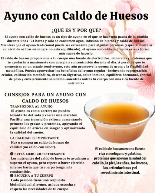 Ayuno con Caldo de Huesos