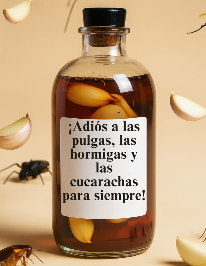荒 Dile adiós a las pulgas, hormigas y cucarachas para siempre Un remedio casero, natural y muy eficaz para rociar por toda la casa Ingredientes mágicos 1 taza de lavavajillas 2 tazas de alcohol o vinagre de manzana 2 cucharadas de clavos de olor 1/4 de taza de agua Preparación 1 Hervir el agua, añadir los clavos y dejar infusionar 10 minutos 2 En otro recipiente, mezclar el lavavajillas con el alcohol o vinagre 3 Una vez fría la infusión, incorporarla a la mezcla 4 Verter todo en un pulverizador y agitar suavemente Modo de uso Rociar en esquinas, marcos de puertas, ventanas y zonas vulnerables Repetir la aplicación con frecuencia para mantener alejadas las plagas Mantener la casa limpia para prevenir infestaciones Resultado: Un hogar fresco, sano y protegido con un truco natural hecho en casa 什