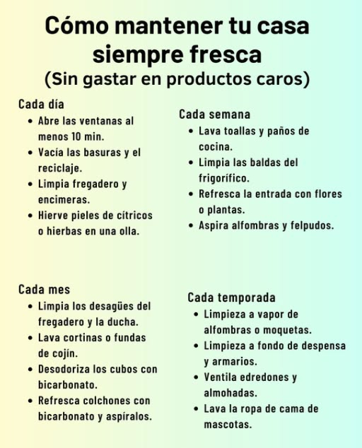 Cómo mantener tu casa siempre fresca