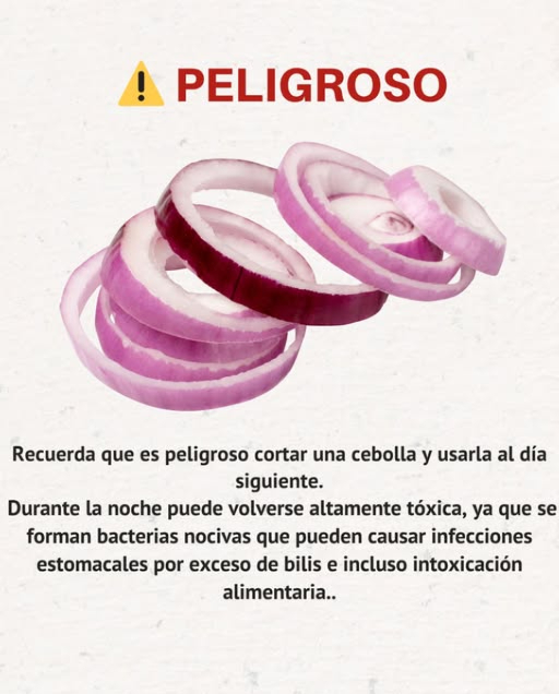 Riesgos de Usar una Cebolla Cortada al Día Siguiente