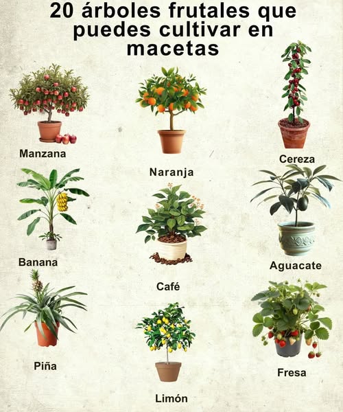 El cultivo en macetas es una técnica ideal para espacios reducidos. Aquí te presentamos algunas frutas que puedes cultivar en macetas, junto con sus épocas de siembra y cosecha: 1. Fresa Fragaria x ananassa - Época de cultivo: Primavera y otoño - Época de cosecha: 60-90 días después de la siembra 2. Tomate Solanum lycopersicum - Época de cultivo: Primavera y verano - Época de cosecha: 70-120 días después de la siembra 3. Pepino Cucumis sativus - Época de cultivo: Primavera y verano - Época de cosecha: 50-70 días después de la siembra 4. Mango Mangifera indica - Época de cultivo: Primavera y verano - Época de cosecha: 3-5 años después de la siembra 5. Pera Pyrus communis - Época de cultivo: Otoño e invierno - Época de cosecha: 3-5 años después de la siembra 6. Manzana Malus domestica - Época de cultivo: Otoño e invierno - Época de cosecha: 2-5 años después de la siembra 7. Naranja Citrus sinensis - Época de cultivo: Primavera y verano - Época de cosecha: 2-5 años después de la siembra 8. Limón Citrus limon - Época de cultivo: Primavera y verano - Época de cosecha: 2-5 años después de la siembra 9. Uva Vitis vinifera - Época de cultivo: Primavera y verano - Época de cosecha: 2-5 años después de la siembra 10. Frambuesa Rubus idaeus - Época de cultivo: Primavera y otoño - Época de cosecha: 60-90 días después de la siembra 11. Mora Rubus fruticosus - Época de cultivo: Primavera y otoño - Época de cosecha: 60-90 días después de la siembra 12. Ciruela Prunus domestica - Época de cultivo: Otoño e invierno - Época de cosecha: 2-5 años después de la siembra 13. Durazno Prunus persica - Época de cultivo: Primavera y verano - Época de cosecha: 2-5 años después de la siembra 14. Nectarina Prunus persica var. nectarina - Época de cultivo: Primavera y verano - Época de cosecha: 2-5 años después de la siembra 15. Pitahaya Hylocereus spp. - Época de cultivo: Primavera y verano - Época de cosecha: 2-5 años después de la siembra 16. Guayaba Psidium guajava - Época de cultivo: Primavera y verano - Época de cosecha: 2-5 años después de la siembra 17. Mangostán Garcinia mangostana - Época de cultivo: Primavera y verano - Época de cosecha: 3-5 años después de la siembra 18. Rambután Nephelium lappaceum - Época de cultivo: Primavera y verano - Época de cosecha: 2-5 años después de la siembra 19. Lichi Litchi chinensis - Época de cultivo: Primavera y verano - Época de cosecha: 2-5 años después de la siembra 20. Papaya Carica papaya - Época de cultivo: Primavera y verano - Época de cosecha: 1-2 años después de la siembra 省