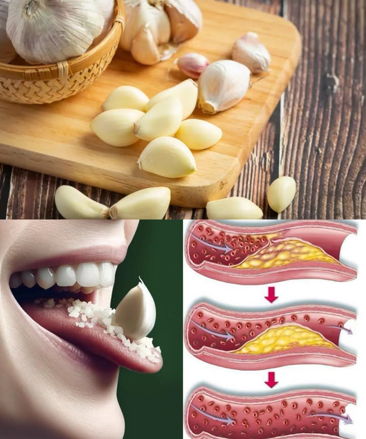 Comer ajo crudo a diario: un aliado natural para el corazón y el colesterol 龍 El ajo crudo ha sido valorado durante siglos como remedio natural para proteger el corazón y mantener los niveles de colesterol bajo control. Sus compuestos de azufre, especialmente la alicina, lo convierten en un verdadero escudo cardiovascular. Beneficios principales Reduce el colesterol LDL malo. Aumenta el colesterol HDL bueno. Regula la presión arterial. Previene la aterosclerosis y mantiene las arterias flexibles. Favorece la circulación y mejora el aporte de oxígeno a todo el cuerpo. 籠 Formas sencillas de consumirlo Machacado o picado, dejándolo reposar 10 min para activar la alicina. Tragado como cápsula en trozos pequeños con agua. Mezclado con miel cruda para suavizar el sabor y potenciar antioxidantes. En ensaladas, tostadas o con aguacate. En infusión: ajo machacado en agua tibia con unas gotas de limón. Consejos importantes Empieza poco a poco: medio diente si no estás acostumbrado. Mejor con el estómago vacío para potenciar efectos. Sé constante: los beneficios llegan con el uso diario. Consulta a tu médico si tomas anticoagulantes o tienes problemas digestivos. Incorporar ajo crudo en tu rutina es un gesto simple pero poderoso para cuidar tu corazón y mantener el colesterol en equilibrio, siempre acompañado de una dieta saludable y un estilo de vida activo.