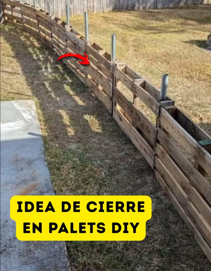 Idea de cierre en palets DIY