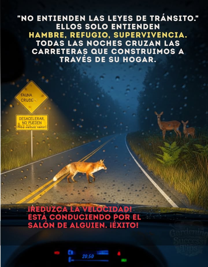 “NO ENTIENDEN LAS LEYES DE TRÁNSITO.”
ELLOS SOLO ENTIENDEN
HAMBRE, REFUGIO, SUPERVIVENCIA.
TODAS LAS NOCHES CRUZAN LAS CARRETERAS QUE CONSTRUIMOS A TRAVÉS DE SU HOGAR.

#NoEntiendenLasLeyes #LeyesDeTránsito  #RefugioYEsperanza