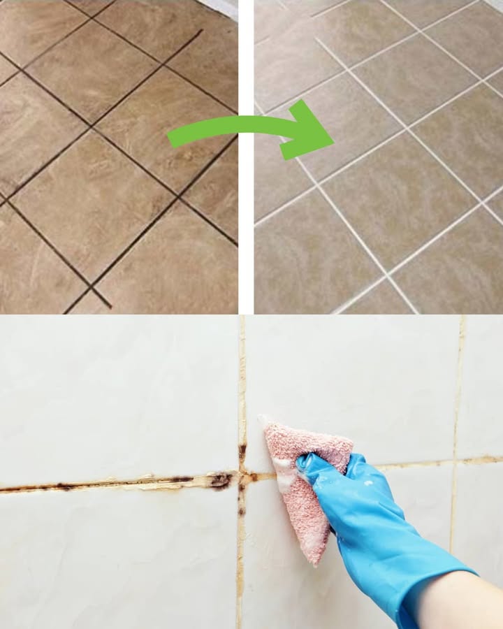 Aquí está el limpiador mágico para blanquear la lechada ennegrecida de los azulejos! -Mezcla 100 g de bicarbonato de sodio, 75 ml de agua oxigenada y 1 cucharadita de detergente líquido en un recipiente. -Impregna una esponja con la mezcla. -Frota suavemente los juntas del azulejo con la esponja. -Aclara con agua limpia. -Seca con un paño limpio. -Resultado: juntas blancas y sin manchas, sin productos agresivos ni químicos.