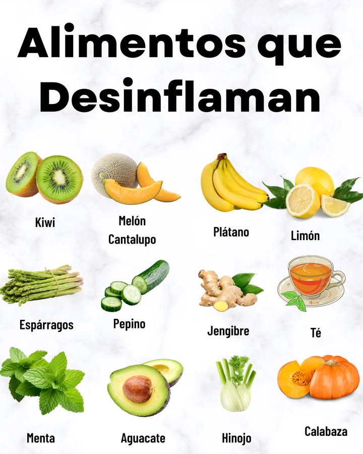 Alimentos que Desinflaman