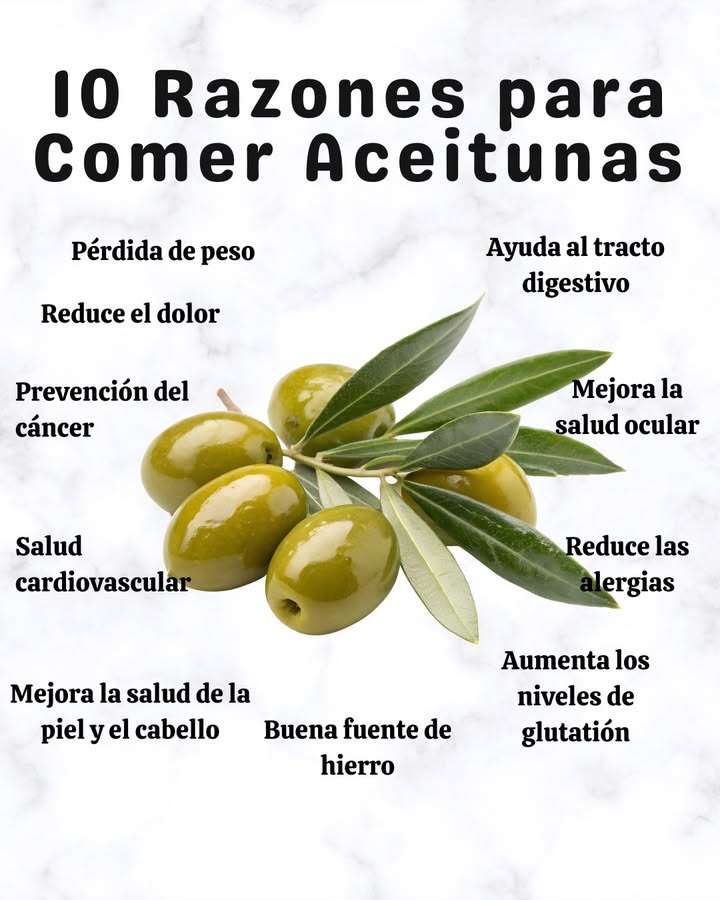 10 Razones para Comer Aceitunas