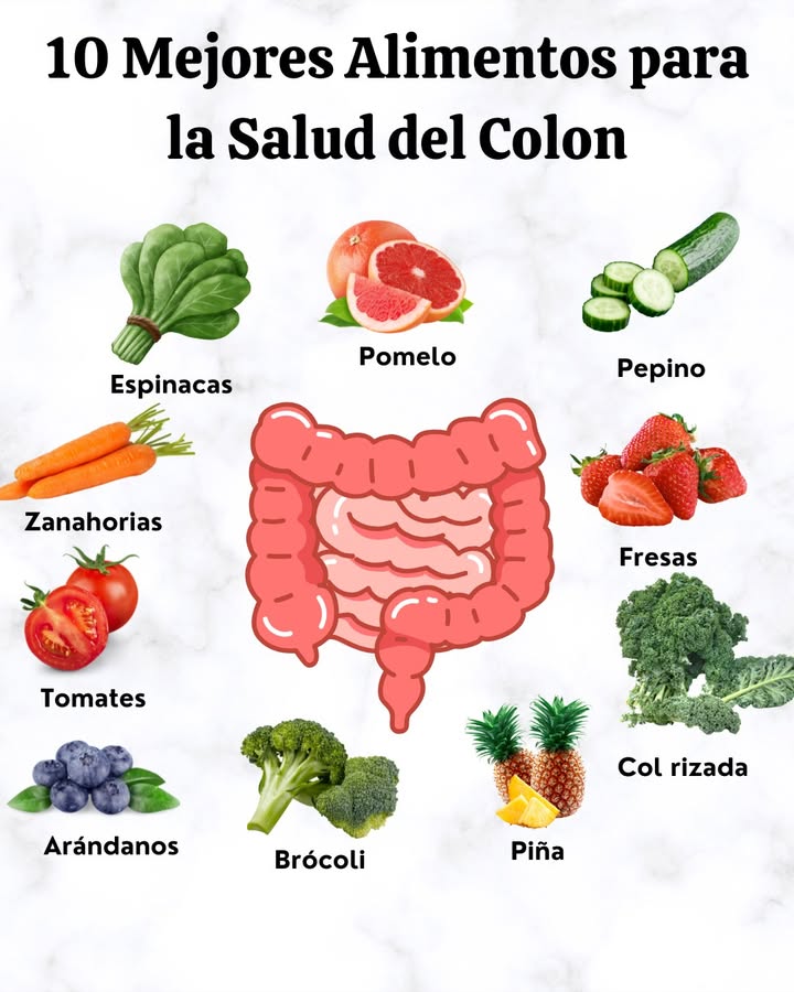 10 Mejores Alimentos para la Salud del Colon