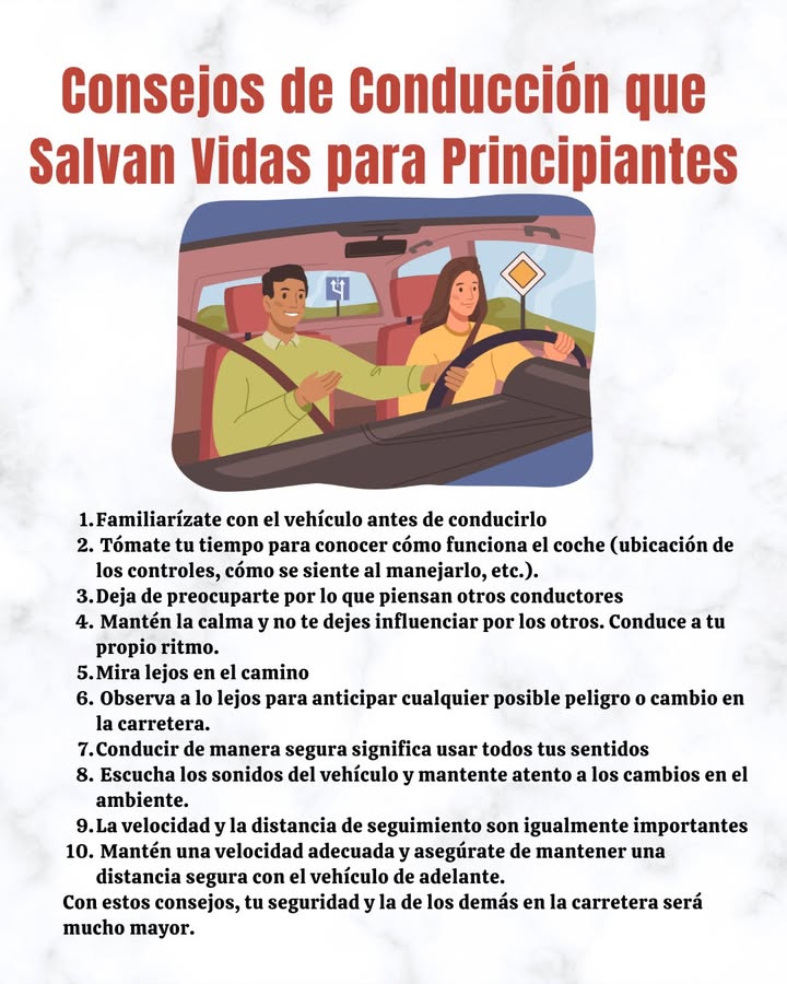 Consejos de Conducción que Salvan Vidas para Principiantes