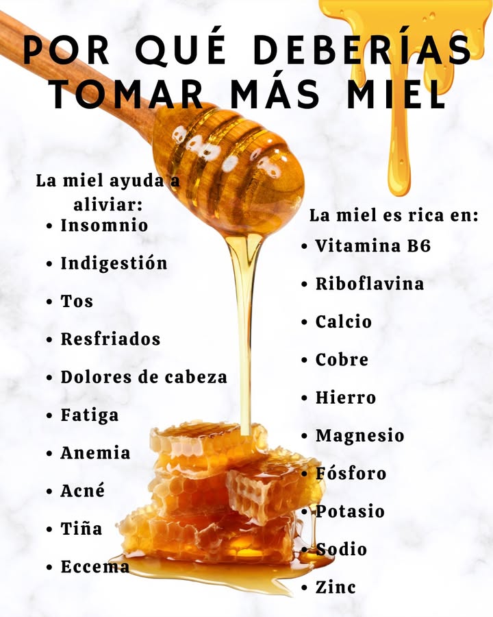 POR QUÉ DEBERÍAS TOMAR MÁS MIEL