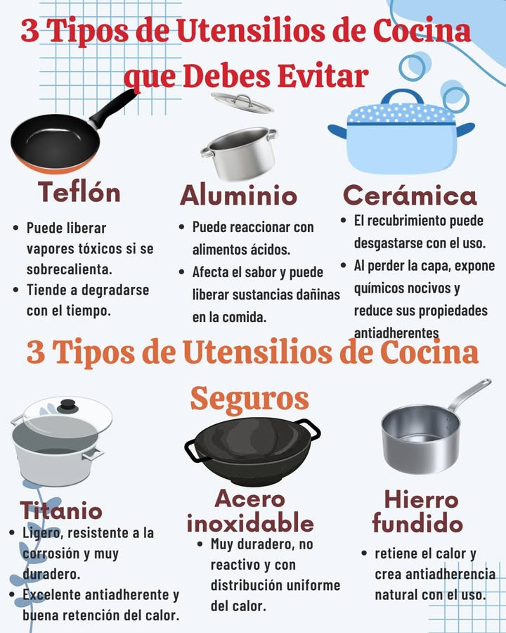 Utensilios de Cocina: Cuáles Evitar y Cuáles Elegir