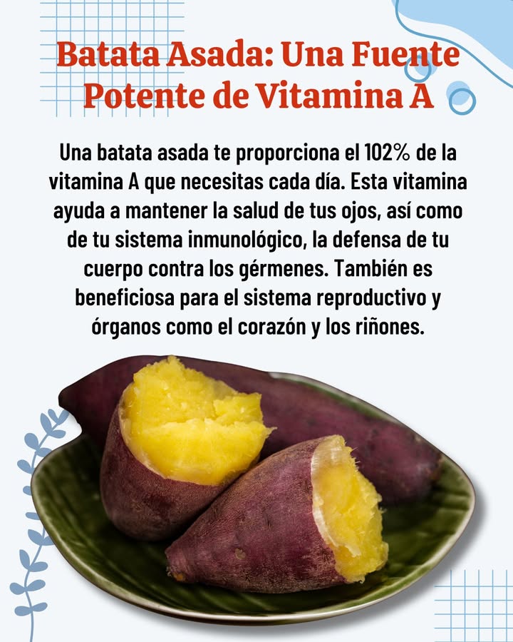 Batata Asada: Una Fuente Potente de Vitamina A