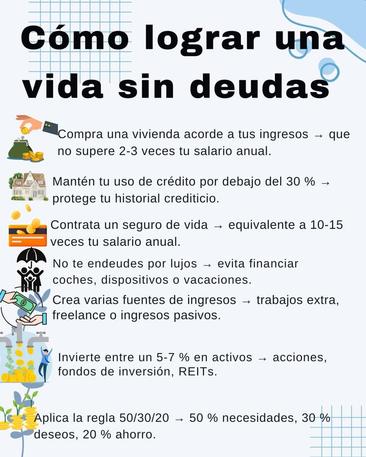 Cómo lograr una vida sin deudas