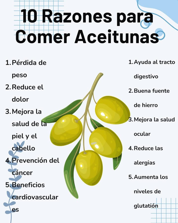 10 Razones para Comer Aceitunas
