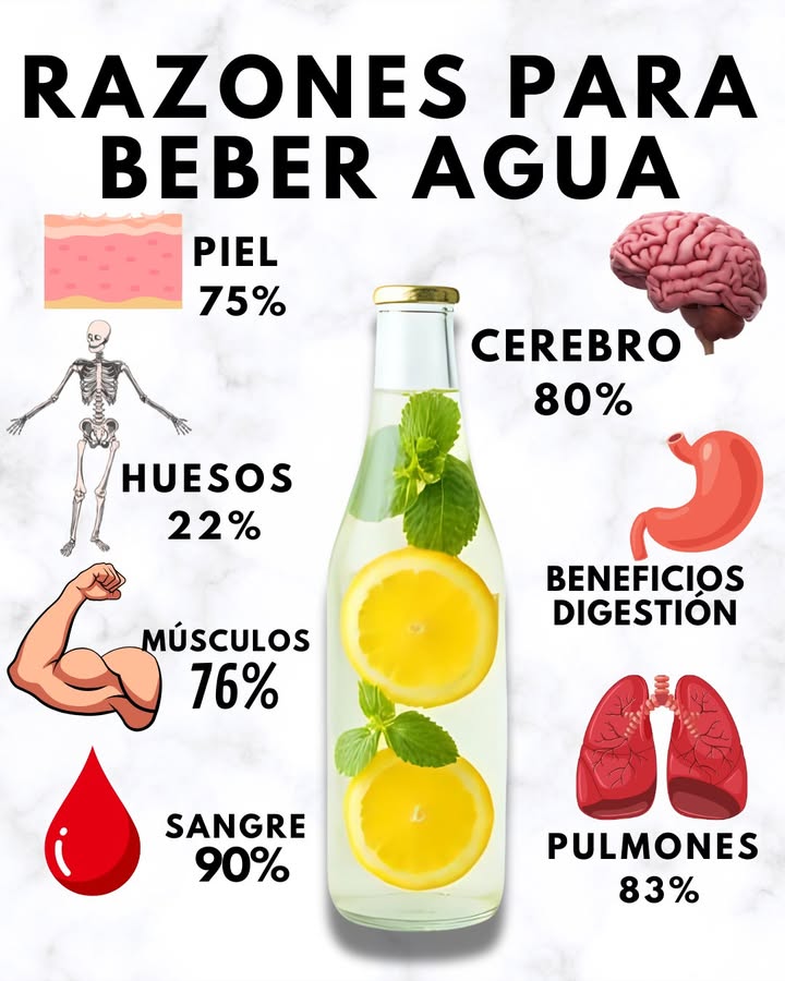 RAZONES PARA BEBER AGUA