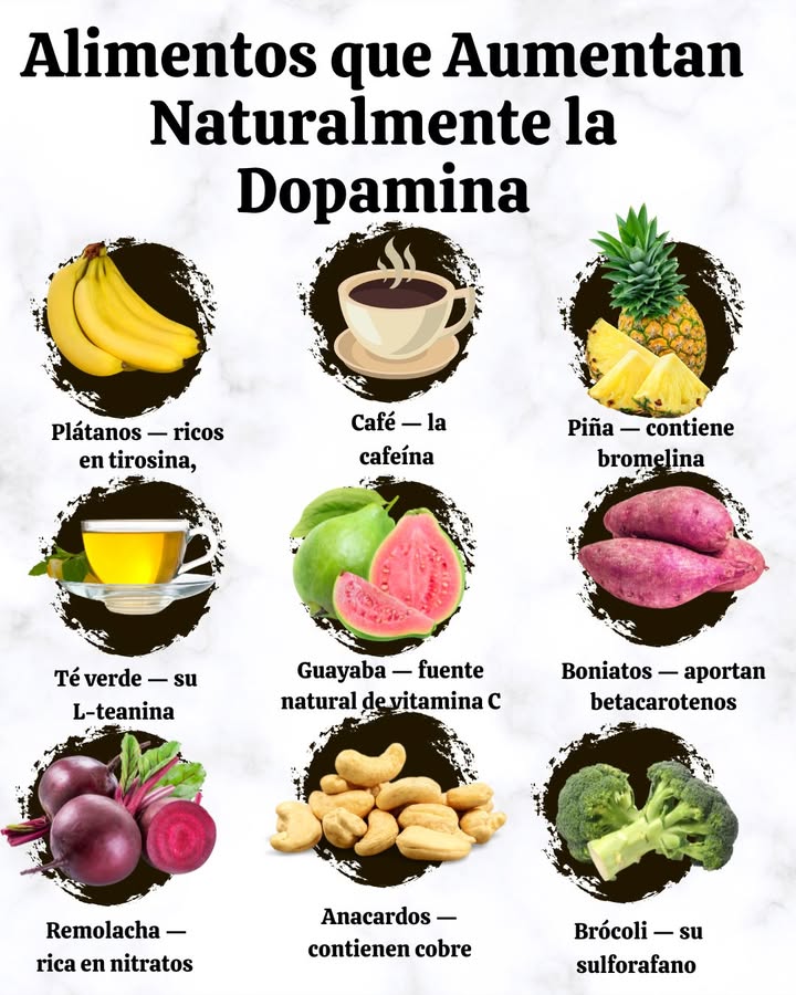 Alimentos que Aumentan Naturalmente la Dopamina