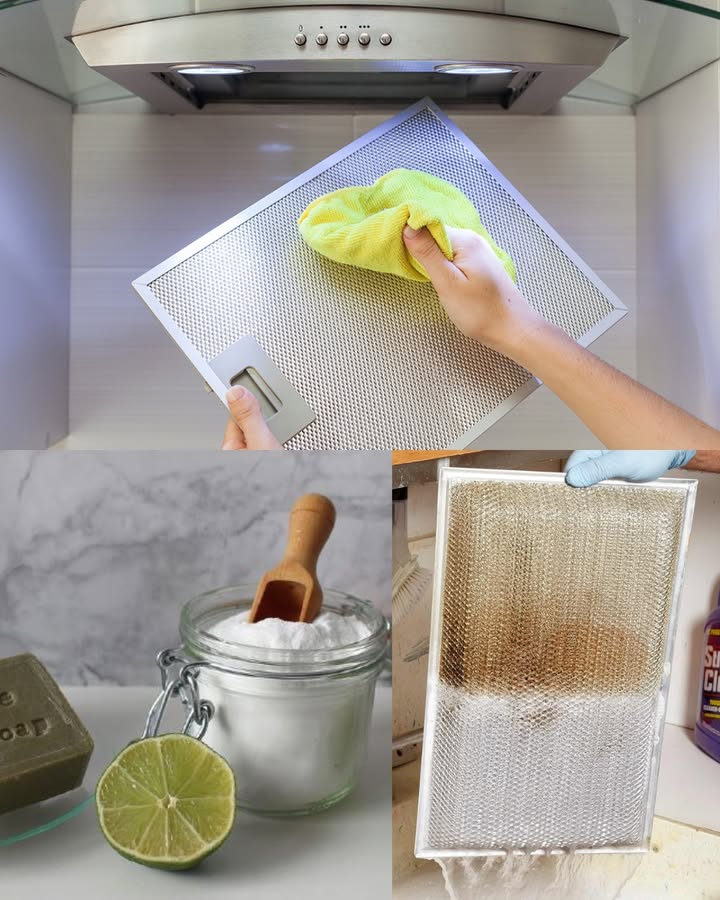 Cómo limpiar una campana de cocina muy sucia con remedios caseros
Seguridad primero
Desenchufa la campana antes de empezar.
Lee las instrucciones del fabricante para el desmontaje y montaje.
Limpieza externa
Agua  vinagre blanco:
Mezcla partes iguales en un pulverizador.
Rocía sobre la superficie.
Deja actuar unos segundos y limpia con un paño húmedo.
Agua  bicarbonato de sodio:
Disuelve unas cucharadas en agua tibia.
Aplica con un paño suave para desinfectar y dar brillo.
Jabón de Marsella líquido:
Mezcla unas gotas con agua.
Limpia con un paño, enjuaga y seca bien.
Limpieza interna filtros
Revisa los filtros al menos 1 vez al mes.
Opción 1: mételos en el lavavajillas si el fabricante lo permite.
Opción 2: limpieza manual:
Coloca los filtros en el fregadero y cúbrelos con bicarbonato.
Hierve agua y viértela sobre los filtros.
Déjalos en remojo durante 1 hora.
Frota con un cepillo suave para eliminar grasa.
Enjuaga y deja secar al aire antes de volver a montarlos.
 Con este método, tu campana quedará desinfectada, brillante y funcionando como nueva.