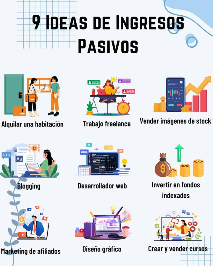 9 Ideas de Ingresos Pasivos