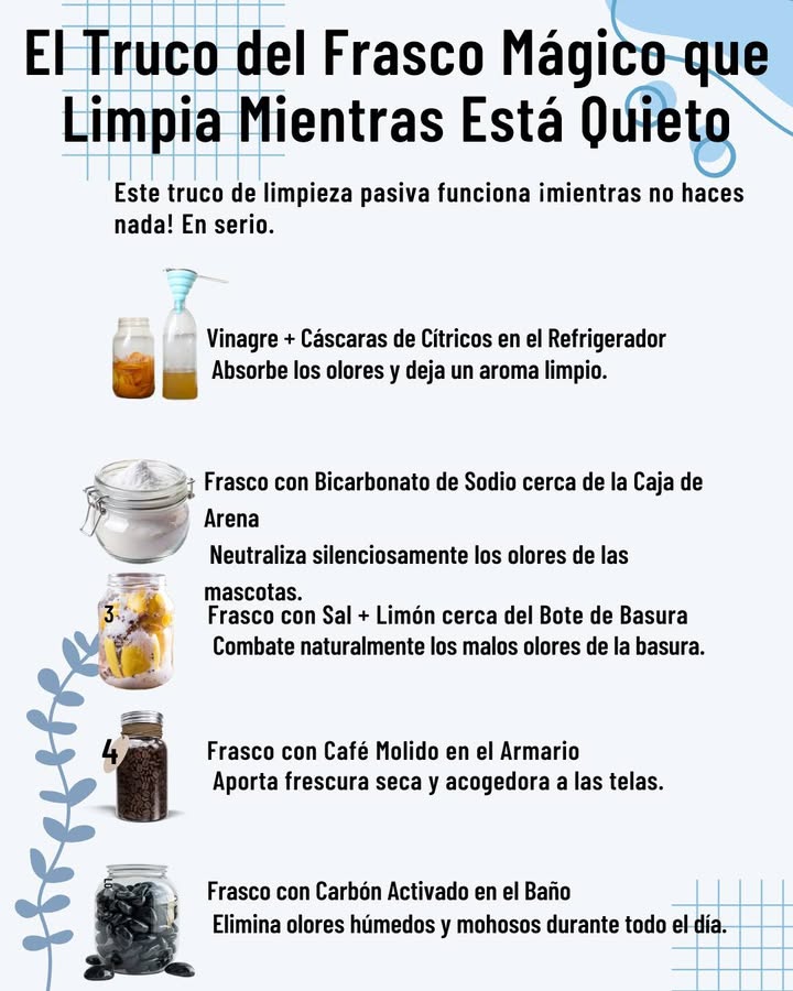 El Truco del Frasco Mágico que Limpia Mientras Está Quieto