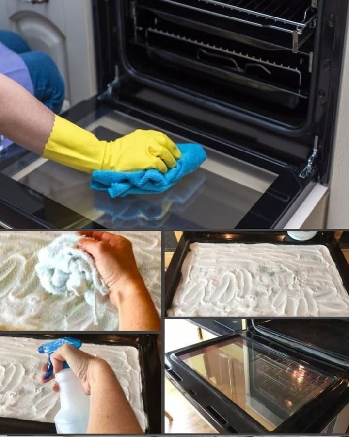 Cómo limpiar el cristal del horno a la perfección, no lo desmontes: vuelve a ser nuevo
Colocar una toalla debajo del horno para proteger el suelo.
Cubrir los bordes del cristal con cinta adhesiva.
En un pulverizador, mezclar agua y vinagre blnco.
Rociar la mezcla en el interior del horno.
Espolvorear bicarbonato sobre el cristal del horno hasta cubrirlo.
Pulverizar encima la mezcla de agua y vinagre, creando una pasta.
Dejar actuar de 10 a 15 minutos
Retirar la suciedad con una esponja.
Aspirar o cepillar los restos de bicarbonato seco.
Limpiar el cristal con un paño de microfibra.
Opcional: aplicar desengrasante y repasar con el paño.
El vidrio quedará limpio y brillante, sin necesidad de desmontarlo.