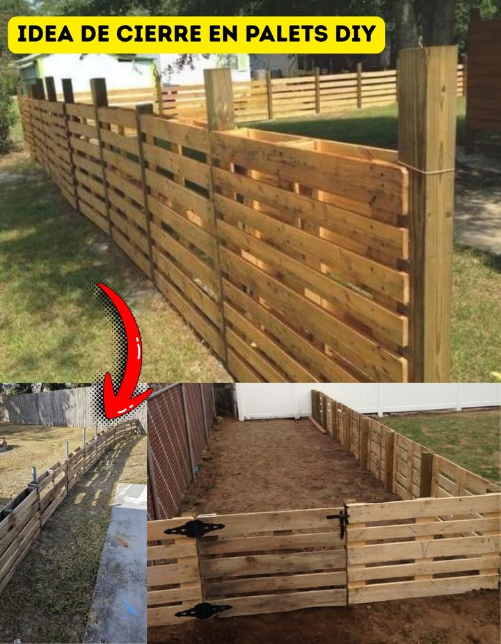 Idea de cierre en palets DIY