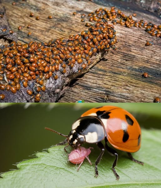 Mariquitas en tu jardín: los defensores naturales de tus plantas! Atrae a las mariquitas sembrando hierbas como cilantro, hinojo y albahaca. Evita usar pesticidas, ya que perjudican a estos valiosos aliados. Crea refugios con hojas secas o coloca hoteles de insectos para que se sientan cómodas. Proporciona agua en pequeños recipientes para mantenerlas felices y cerca. Un jardín lleno de mariquitas no solo controla plagas de forma natural, sino que también disminuye la necesidad de productos químicos. Crea un ecosistema saludable y equilibrado para tus plantas!