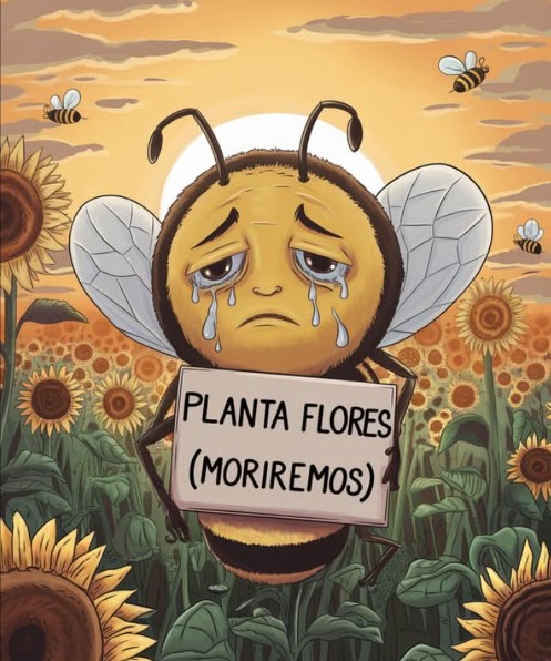 Sin flores, las abejas no sobreviven. Sin abejas, nosotros también desaparecemos. Cada flor es vital: Las flores alimentan a las abejas. Las abejas polinizan las plantas. Las plantas nos proporcionan comida, oxígeno y medicinas. No se trata solo de salvar a las abejas, sino de salvar nuestra propia existencia. Planta una flor, salva una abeja y protege nuestro futuro. Su supervivencia ES nuestra supervivencia.