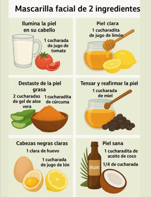 Mascarilla facial de dos ingredientes para lograr una piel radiante e hidratada.