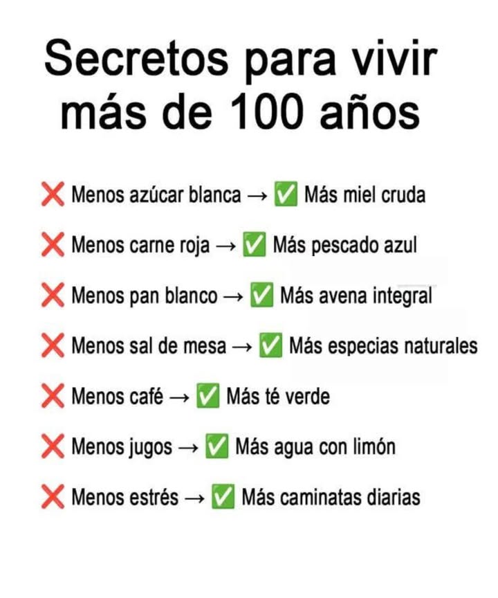 Secretos papa vivir mas de 100 anos
