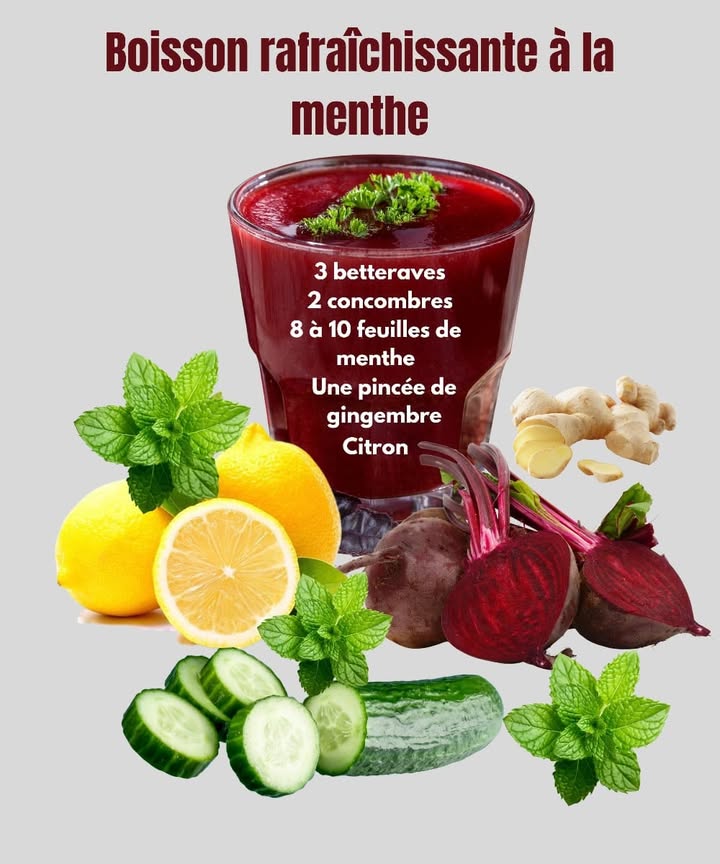 Smoothie Détox Doré 
Ingrédients
2 oranges épluchées 
1 tasse de mangue en morceaux fraîche ou surgelée 省
1 càs de gingembre râpé 
1 càs de curcuma frais ou  càc en poudre 
 citron vert pressé 
1 tasse deau froide 
Préparation
1 Mettre tous les ingrédients dans un blender.
2 Mixer jusquà obtenir une texture lisse et onctueuse.
3 Verser dans un verre et déguster bien frais.
Ton corps te remerciera pour ce coup de boost hydratant et purifiant