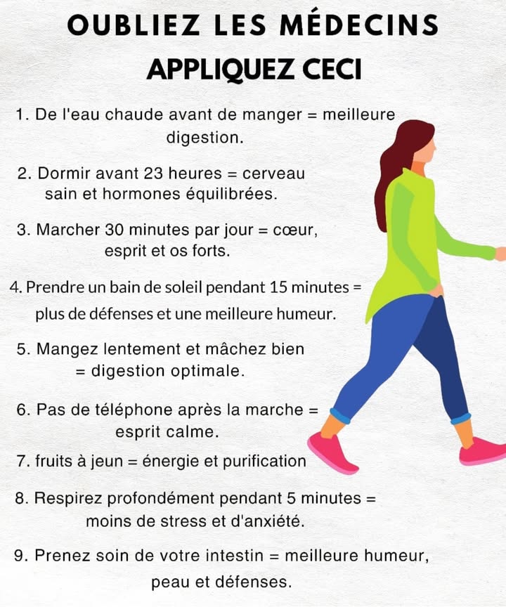 Habitudes simples pour un corps et un esprit équilibrés