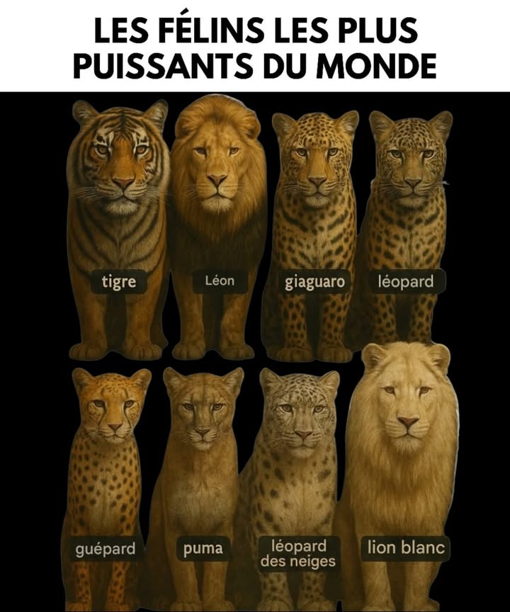 Les félins les plus puissants du monde : rois de la force et de lagilité