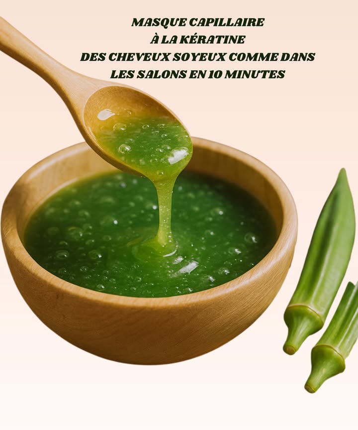 Masque capillaire express à la kératine 1 Fais chauffer un peu de gombo pour obtenir ce gel vert magique. Oui, ça colle un peu aux doigts mais cest normal 2 Applique le masque sur toute ta chevelure, des racines aux pointes. Évite juste den mettre sur ton t-shirt préféré 3 Laisse poser 10 minutes, le temps dun café ou dun scroll rapide sur ton téléphone. 4 Rince bien et admire tes cheveux doux et brillants, comme si tu sortais du salon. Petit piège : si tu oublies de rincer correctement, bonjour leffet gel coiffant maison !