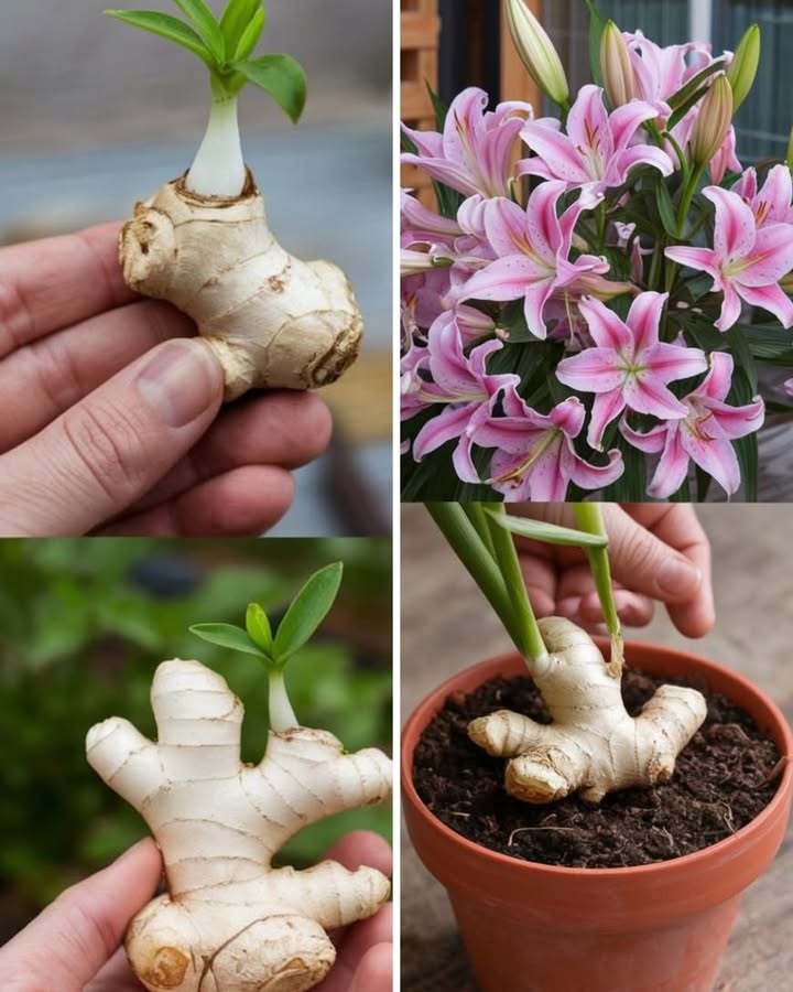 Faire pousser du gingembre et obtenir une floraison surprise 

1 Choisis un beau morceau de gingembre frais avec quelques petits bourgeons tu sais, ces petites bosses qui ressemblent à des yeux .

2 Laisse-le tremper une nuit dans de leau tiède pour le réveiller un peu  comme un bon café du matin .

3 Plante-le dans un pot rempli de terre légère, les bourgeons vers le haut. Enterre-le à moitié, pas besoin de le cacher complètement !

4 Arrose régulièrement, mais sans noyer la terre. Le gingembre aime lhumidité, mais pas les bains .

5 Et là, patience dans quelques semaines, tu verras de jolies pousses vertes, et si tu es chanceux, de magnifiques fleurs rosées peuvent apparaître 

Erreur classique : le mettre dans un coin sombre et loublier coupable ? . Garde-le dans un endroit chaud et lumineux, et ton gingembre deviendra une vraie star botanique !