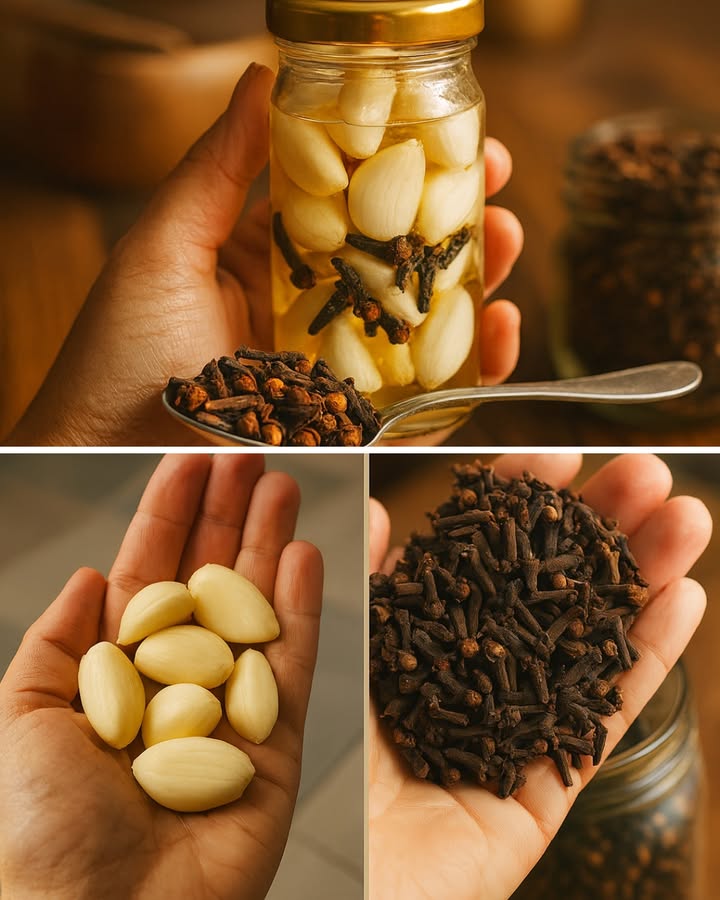 龍 Mélange magique ail & clou de girofle 

1 Mets quelques gousses dail épluchées dans un petit bocal en verre. Lodeur ? Oui, ça pique un peu le nez 

2 Ajoute une poignée de clous de girofle  ces petites étoiles parfumées font toute la différence !

3 Verse de lhuile olive ou coco jusquà recouvrir le tout. Ferme bien le bocal et laisse reposer quelques jours.

4 Utilise-en une petite cuillère dans tes remèdes maison ou pour des massages. Cest un duo puissant contre les maux dhiver et les douleurs !

Petit conseil : nouvre pas le bocal sous le nez de quelquun sauf si tu veux tester son courage