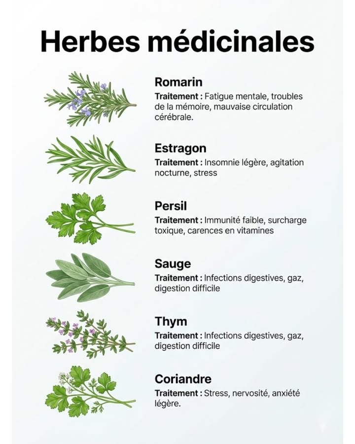 Découvrez les bienfaits des herbes médicinales pour votre santé. Un retour à la nature!

#fblifestyle #phytothérapie #remedenaturel