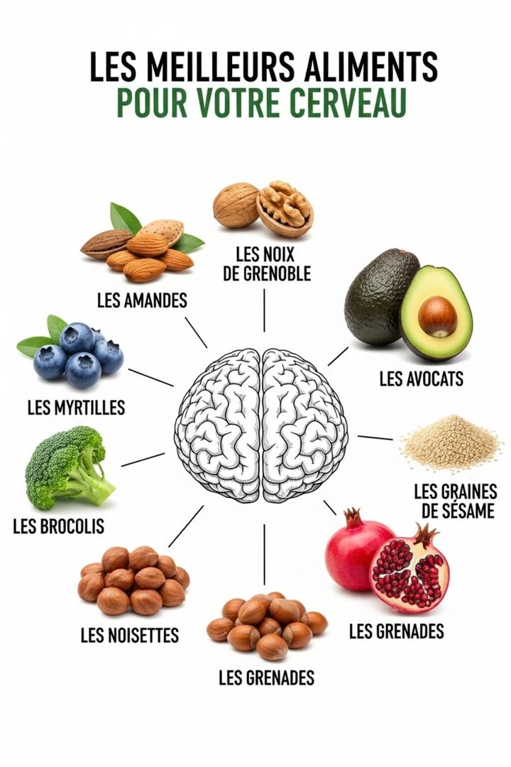 Découvrez quels aliments pour la mémoire favorisent la concentration et boostent vos performances cérébrales au quotidien.